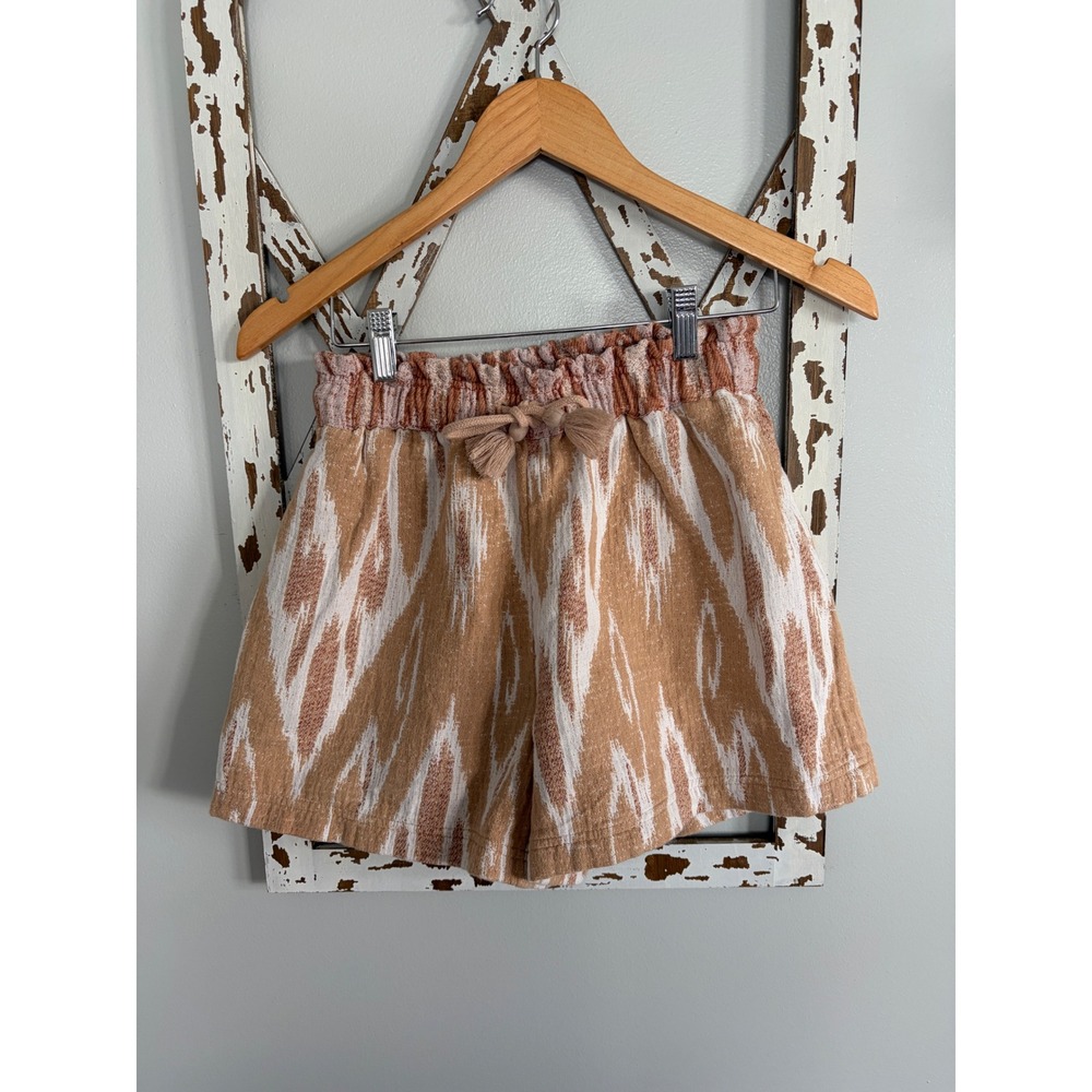 Aerie 100% cotton size XS tribal tropical cotton tie waist shorts